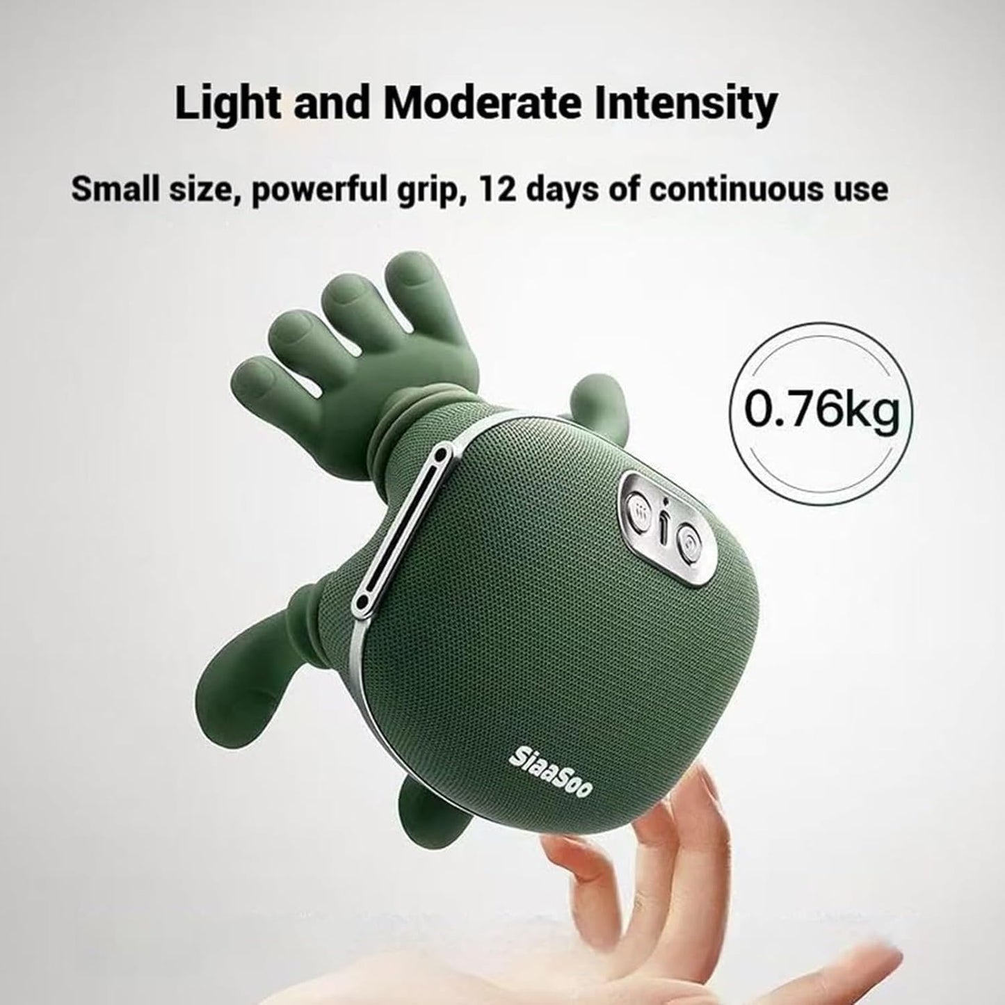 Airlandolists Hand Shoulder and Neck Massager, Airlandolists Neck and Shoulder Massager with Heat, Electric Shiatsu Back Massage, Deep Tissue 3D Kneading, Compact and Lightweight, for Shoulders, Leg